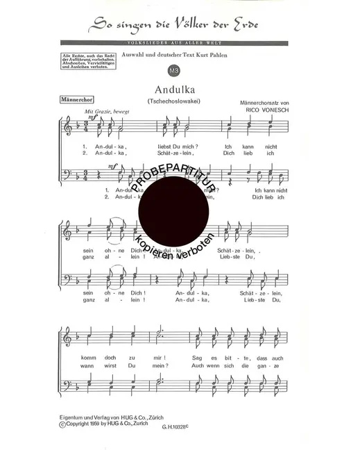 So singen die Völker der Erde 3